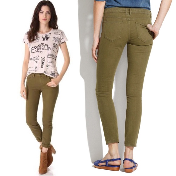 madewell olive jeans